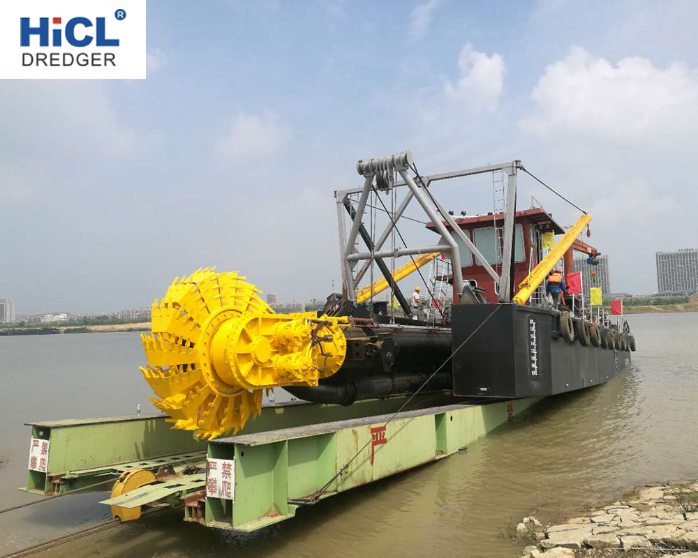 HWB400 16inch 2500m3/h Hydraulic Wheel Bucket Dredger 